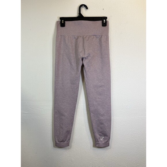 Gymshark Women's Adapt Marl Seamless Leggings Light Purple Size  L - Picture 4 of 8